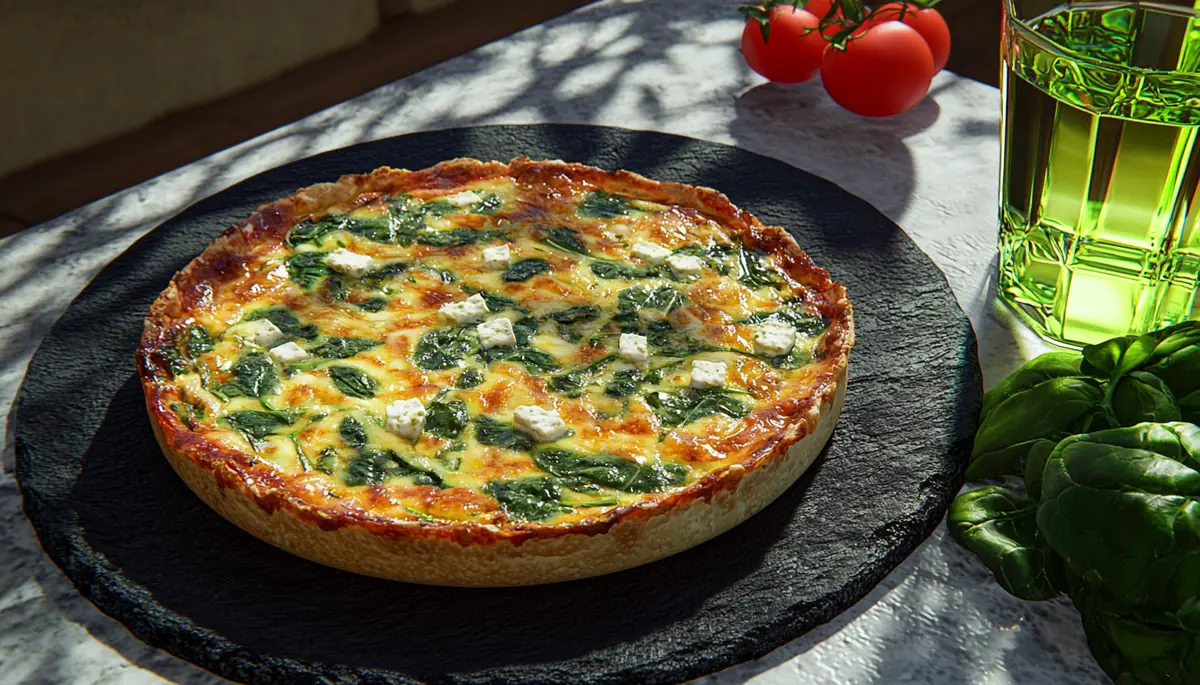 recette quiche épinards et feta