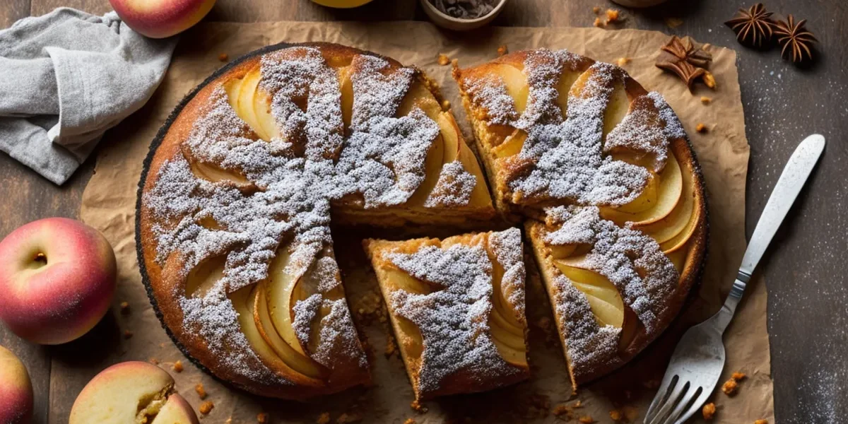 Recette gateau moelleux aux pommes et a la cannelle sans beurre