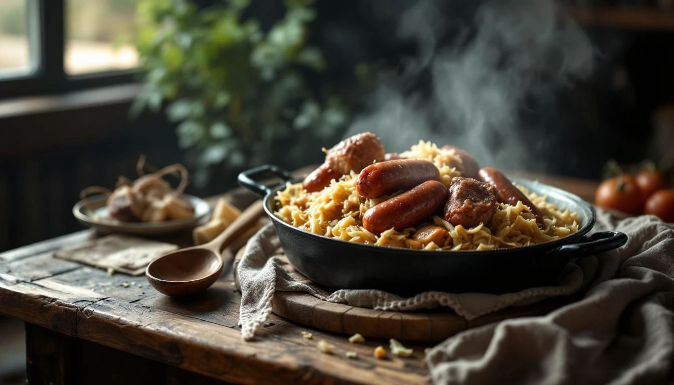 plat de choucroute grand mère