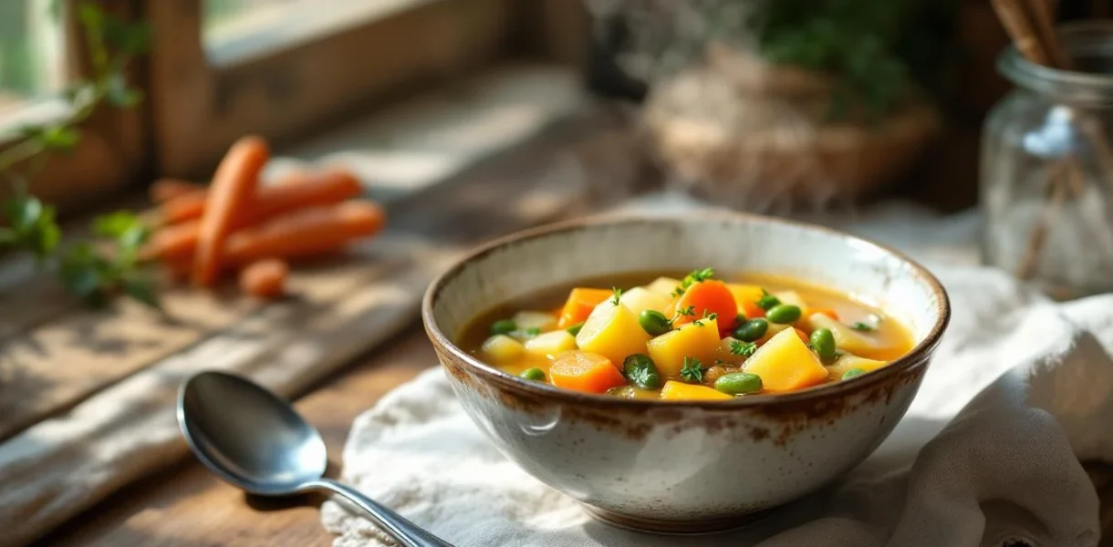 Soupe de légumes de grand-mère