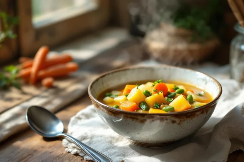 Soupe de légumes de grand-mère